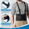 LRSSMA Adjustable Back Brace Weight Lifting Training Lower Back Waist Support Belt Working Fitness Exercise Lumbar Support Straps(X-Large) view 3