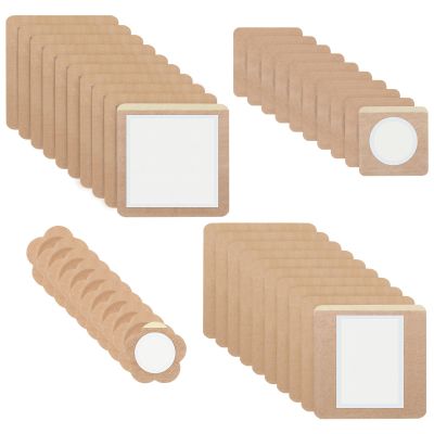 40Pcs Essential Oil Wraps, Adhesive Oil Packs, Cold Pressed Oil Wraps, Breathable Cold Pressed Oil Wraps with Cotton Inner Layer for Work Sleep Exercise