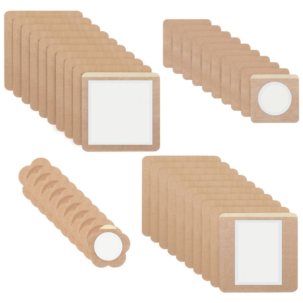 40Pcs Essential Oil Wraps, Adhesive Oil Packs, Cold Pressed Oil Wraps, Breathable Cold Pressed Oil Wraps with Cotton Inner Layer for Work Sleep Exercise