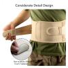 Breathable Back Support Belt For Men Women Adjustable Back Brace Working Fitness Exercise Lumbar Support Straps(3X-Large) view 3