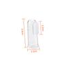 Healvian 2pcs Finger Toothbrush Boy Girl Oral for Gentle Gum Care Teething Transparent Color for Boy Girl view 2