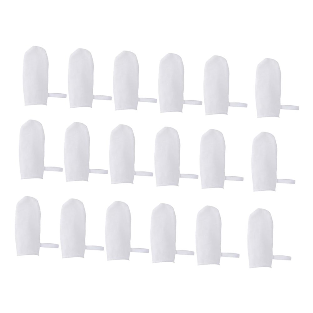 Healvian 1set Gauze Finger Toothbrushes Soft Oral Cleaners for Boy Girl Gum Teeth and Tongue Care Comfortable Fit for Mouth for Teething and Oral