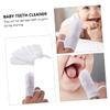 Healvian 1set Gauze Finger Toothbrushes Soft Oral Cleaners for Boy Girl Gum Teeth and Tongue Care Comfortable Fit for Mouth for Teething and Oral view 3