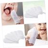 Healvian 1set Gauze Finger Toothbrushes Soft Oral Cleaners for Boy Girl Gum Teeth and Tongue Care Comfortable Fit for Mouth for Teething and Oral view 4