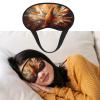 Soft Sleep Mask Comfortable Blackout Eye Mask with Adjustable Strap Abstract Phoenix Eye Shade Cover for Women Men Deep Rest Travel Work Home view 1