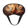 Soft Sleep Mask Comfortable Blackout Eye Mask with Adjustable Strap Abstract Phoenix Eye Shade Cover for Women Men Deep Rest Travel Work Home view 2