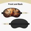Soft Sleep Mask Comfortable Blackout Eye Mask with Adjustable Strap Abstract Phoenix Eye Shade Cover for Women Men Deep Rest Travel Work Home view 3