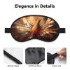 Soft Sleep Mask Comfortable Blackout Eye Mask with Adjustable Strap Abstract Phoenix Eye Shade Cover for Women Men Deep Rest Travel Work Home view 4