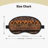 African Mud Cloth Tribal Sleep Mask for Women Men Eye Mask for Sleeping Light Blocking Sleeping Mask with Elastic Strap Blindfold for Flight Nap Soft Breathable Travel Eye Cover for Side Sleeper view 4