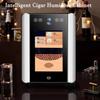 JTYMZYY Cigar Box,Humidor Cigar Cabinet,8L Electric Cigar Humidor Cooler,Electric Cooling Cigar Fridge,with Cedar Wood Shelves,Can Hold About 100 Cigars view 2