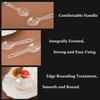 100Pcs 3.94Inch Clear Plastic Spoons Disposable Plastic Spoon Small Dessert Ice Cream Spoons for Birthday Parties Weddings Events view 4