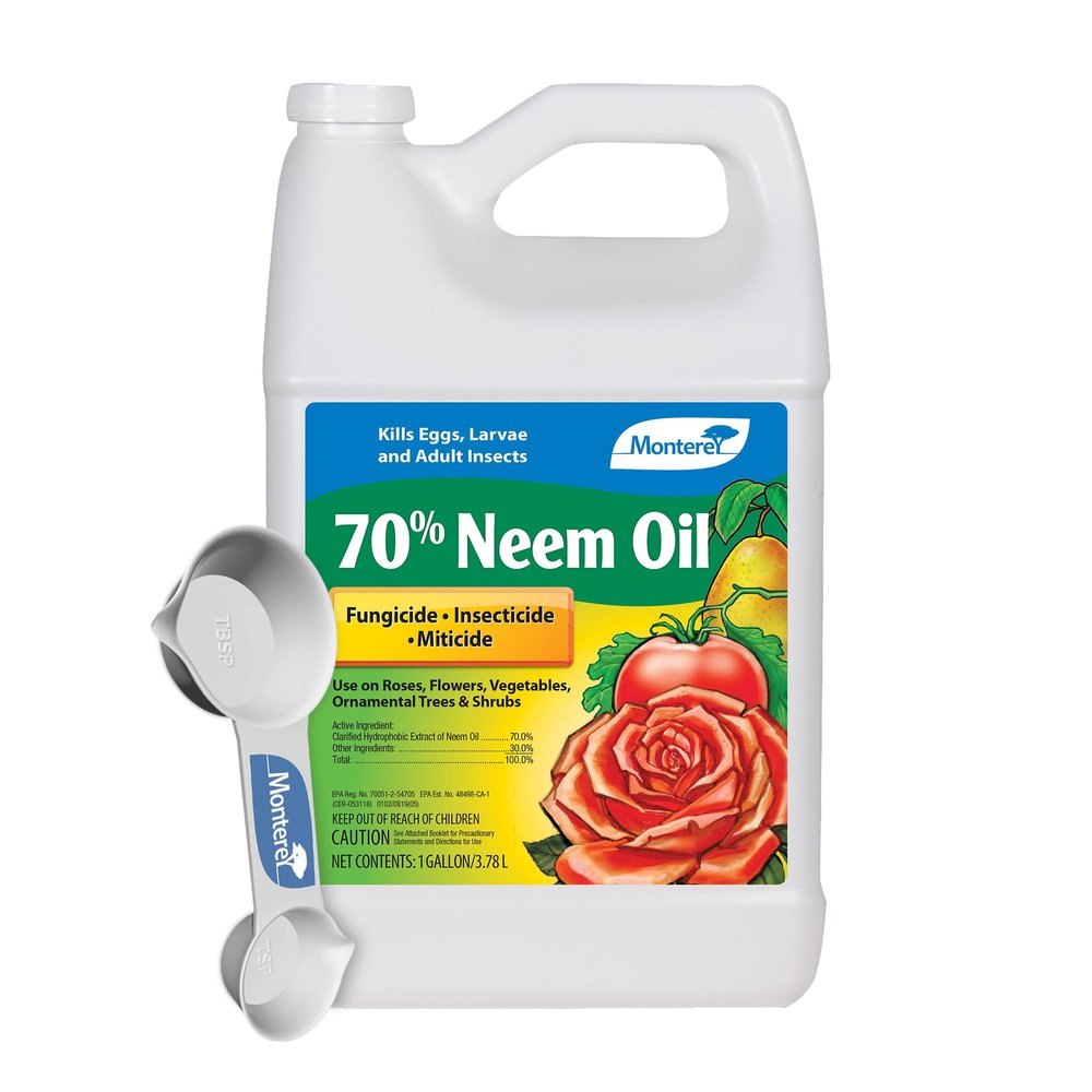 Monterey 70% Neem Oil, 1 Gallon with Measuring Spoon