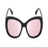 Medspex Sophia Pink Tint FL-41 Reading Glasses +1.25 Black Women's Migraine Glasses FL41 Fluorescent Blue Light Sensitivity view 2