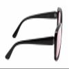 Medspex Sophia Pink Tint FL-41 Reading Glasses +1.25 Black Women's Migraine Glasses FL41 Fluorescent Blue Light Sensitivity view 3