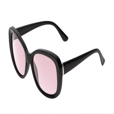 Medspex Sophia Pink Tint FL-41 Reading Glasses +3.75 Black Women's Migraine Glasses FL41 Fluorescent Blue Light Sensitivity