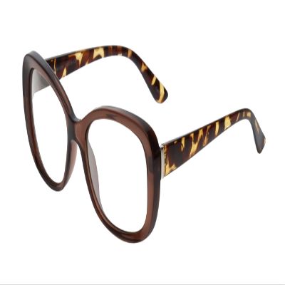 Calabria Sophia Reading Glasses 4.50 Brown Crystal Tortoise Havana Women Stylish Trendy Chic Single Power Readers Eyeglasses