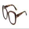 Calabria Sophia Reading Glasses 4.50 Brown Crystal Tortoise Havana Women Stylish Trendy Chic Single Power Readers Eyeglasses view 1