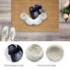 Warm Liner Clogs Liner Winter Removable Warm Liners for Clogs,Shoe Liner Clogs Shoes Liner Snow Boot,Insoles for Clogs Replacement,Insoles Clogs Shoe Accessories,Cozy Fur Lined Slippers (White, 23) view 4