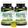 Moms For Nutrition (Pack of 2) Wild Caught Omega 3 Fish Oil DPA-EPA-DHA 2,900 Milligram Fish Oil Supplement, 180 Softgels view 1