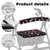 Maiyoinou Pink Ribbon Walkers for Seniors Accessories Seat and Back Rest Covers Foldable Storage Bags for Rollator Walkers (3 Pieces) view 4