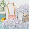8.5oz Crinkle Paper Filler, Gift Baskets Gift Boxes Crafts Shredded Cut Paper Packaging Decorative Stuffing & Cushioning Confetti for Easter Birthday Wedding Party Favor Diamond White view 3
