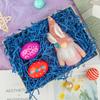 8.5oz Crinkle Paper Filler, Gift Baskets Gift Boxes Crafts Shredded Cut Paper Packaging Decorative Stuffing & Cushioning Confetti for Easter Birthday Wedding Party Favor Navy Blue view 3