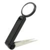 10X Magnifying Glass Foldable Magnifying Glass with Light & Tweezer Base Practical Multi-Purpose Illuminated Handheld Magnifier for Reading, Close Work, Jewelry view 1