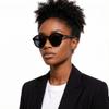 ICARA Vintage Round Bifocal Reading Sunglasses for Women Men Trendy Shades Retro Circle Sun Glasses (Black, 2.5, x) view 3