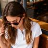ICARA Vintage Round Bifocal Reading Sunglasses for Women Men Trendy Shades Retro Circle Sun Glasses (Cream, 1.25, x) view 4