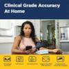 A&D Medical Voice-Guided Blood Pressure Monitor for Home Use with Bluetooth, UA-1040TBLE - Wide Range Cuff (8.6-16.5" / 22-42cm) Ideal for Visually Impaired - 3 Language Selections, Accessible view 3