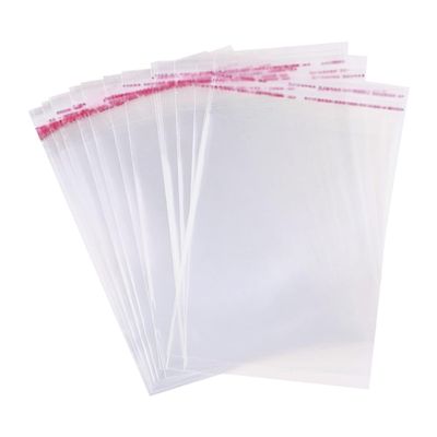 200 Pcs Self Sealing Plastic Bags Clear Resealable Cellophane Bags Cookie Packaging Bags Self Adhesive Candy Bags Cello Treat Bags Transparent Seal Bags for Gifts Products 12 x 18cm