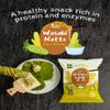 [160g / 5.64oz] Freeze Dried Natto Beans Snack Wasabi Flavor 20g * 8 Packs, Fermented Soybean Snack view 3