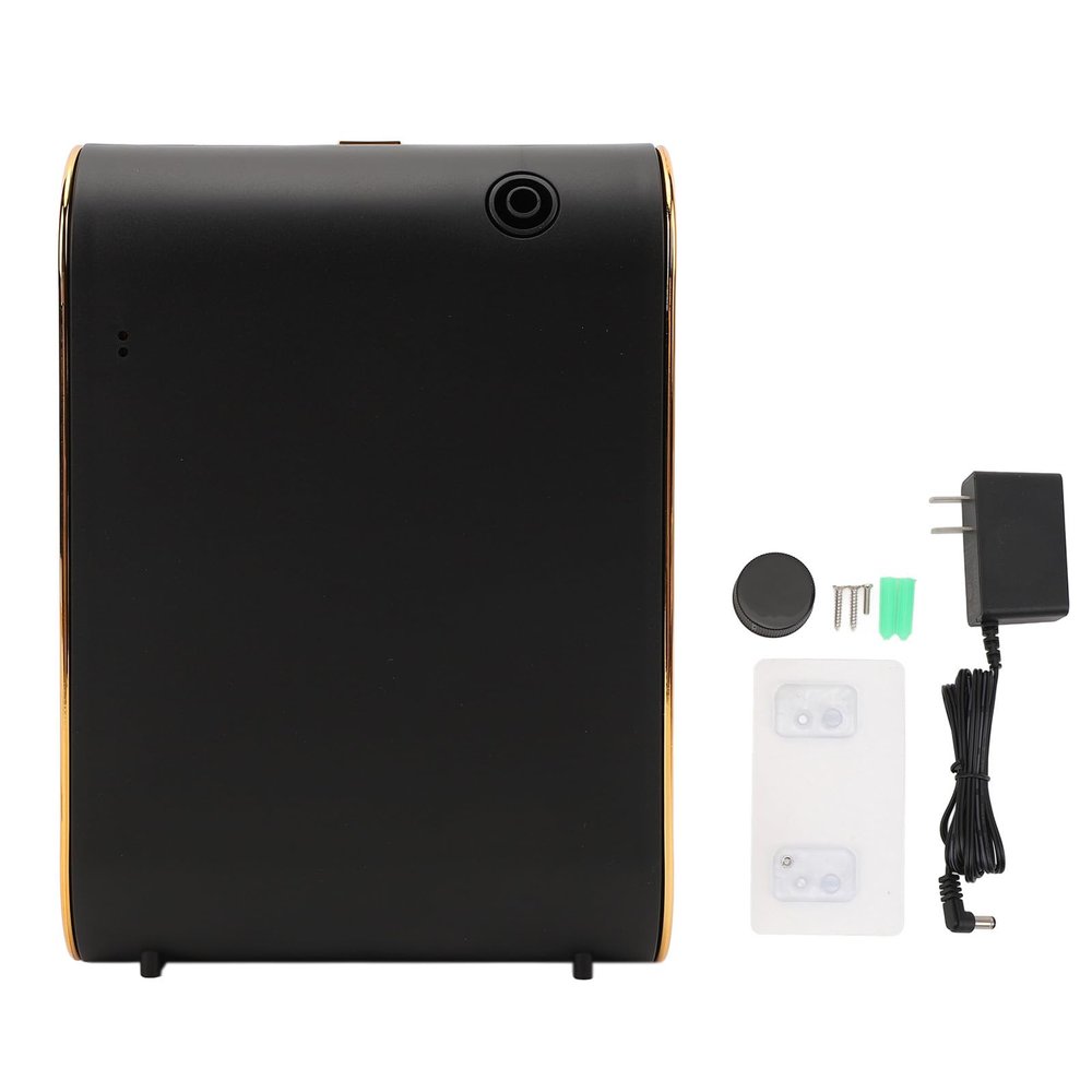 ABS Smart Scent Machine, New Atomizer ReplaceHead Design Multifunctional Automatic Aromatherapy Essential Oil Diffuser with Timer for Home Bathroom Hotel (US Plug 110220V)