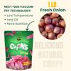 Terraland Onions Crispy Chips - Sea salt, Crispy & Crunch, Vegan, Snack 1.5oz Bag - Pack of 2 view 3