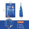 SuccorWare 90 Pieces First Aid Refill Kit - Wound Care Kit Includes Bandages for Home, Travel, Hiking - Portable Replacement Kit for First Aid Medical Supplies1 Set view 3