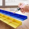 Home Threshold Ramp Mat 1-10 Centimetre High Indoor Step Mats Kerbstone Ramp Portable Climbing Mats Non-slip Textured Design Suitable for Trolleys Toy Cars Office Doorways Easy to Install(Gray,H8CM) view 4