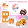 Cherodada 4x4 4x6 5x7 Inch Cookie Bags with Seals, clear Self Adhesive Sealing Cellophane Brownie Wrappers Bags, Individual Treat Plastic Bags for Gift, Cookie, Baking, Snack Packaging (200 Pcs) view 2
