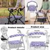 Babrukda Purple Butterfly Western Aztec Rollator Walker Seat and Backrest Covers with Rollator Walker Replacement Medical Basket for Women, Men, Seniors Walker Accessories for Folding Walker view 2