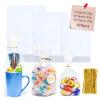 Cherodada Clear Cellophane Treat Bags with Ties, 5"x 8", 6"x 9", 8"x 11" (100 pcs) Bottom Gusset Bags, Clear Gift Bags for Party Favor, Gift Wrapping, Wrapping Candies, Cookies, Chocolates, Popcorn view 1