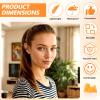 30 Pcs Banded Ear Plugs for Shooting Range Silicone Reusable Ear Protection Plugs Noise Cancelling Lightweight Earplug for Hearing Protection Sleeping Work Construction Concerts Reduction(Black) view 3