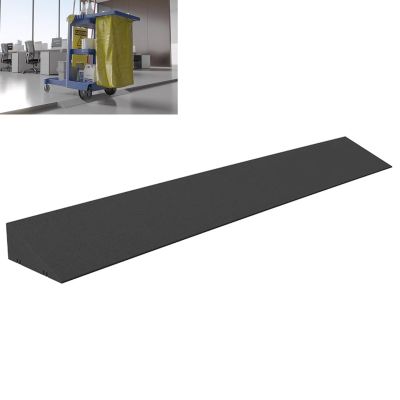 WXXSHGDW Threshold Ramps for Doorways, Door Ramps for Wheelchairs, 0.4-4.3 In Rise Height Plastic Threshold Ramp, 1300 Lbs Load Capacity, for Doorways, Curb, Sweeper, Power Scooters, Bathroom(Black,99