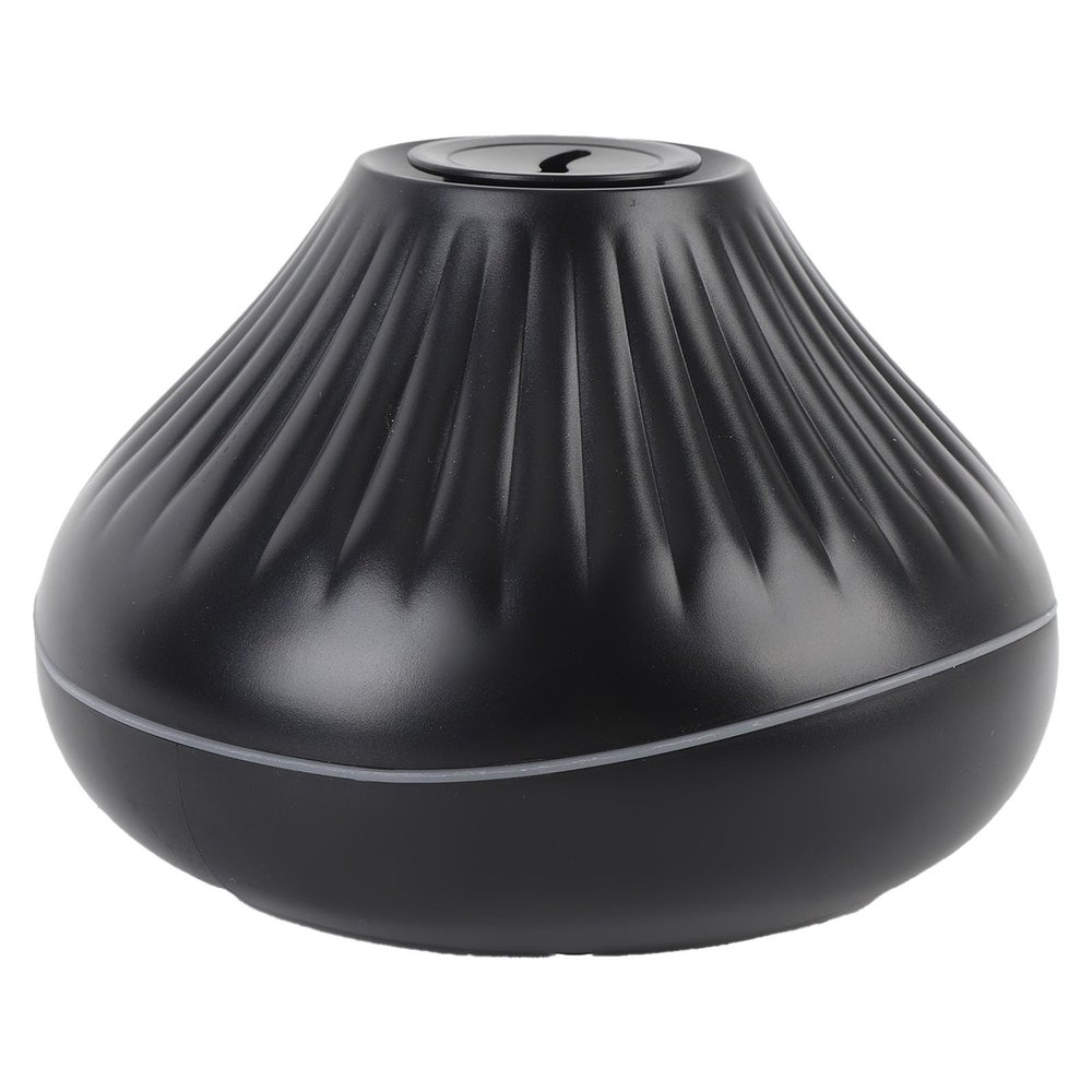 160 ML Essential Oil Diffuser, LED Light Upgrade Diffusers for Home, Onion Shape Humidifier, Auto Shut Off, Ultrasound Atomization, 7 Color (Black)