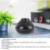 160 ML Essential Oil Diffuser, LED Light Upgrade Diffusers for Home, Onion Shape Humidifier, Auto Shut Off, Ultrasound Atomization, 7 Color (Black) view 2