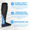 NEWZILL Medical Compression Socks for Women & Men Circulation 20-30 mmHg, Best Support for Running Athletic Cycling Nursing Travel Work and Fitness (S/M Ice/Green/Gray 3-Pairs) view 2