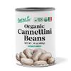 Food to Live Organic Italian Canned Cannellini Beans, 14 oz (Pack of 1) - Unsalted Non-GMO White Kidney Beans. Good Source of Fiber and Protein view 1