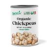 Food to Live Organic Canned Chickpeas, 14 oz (Pack of 1) - Unsalted Non-GMO Garbanzo Beans. Vegan. USDA Certified Organic. Good Source of Fiber and Protein. Wholesale. Made in Italy view 1