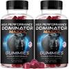 (2 Pack) Dominator Maxx Gummies for Men - Dominator Maxxx Natural Daily Nutrition Support Premium Advanced Formula Multivitamin Pills for Overall Health & Wellness, 120 Gummies for 2 Months view 1
