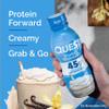 Quest Nutrition Vanilla Protein Shake, 45g Protein, 2g Sugar, 3g Net Carbs, Ready to Drink, Gluten Free, 4 Count view 3