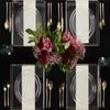 EcoQuality 8 inch Salad Plates and 10 inch Dinner Plates with Gold Rim Disposable, Elegant, Disposable, Versatile Plates for Everyday Use, and Special Occasions Stylish Tableware (20) view 4