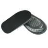 Hitefu 1 Pairs Silicone Heel Lifts for Leg Length Discrepancy, Gel Height Increase Insoles for Men & Women, Soft Shoe Lifts for Uneven Legs (1/2 Inch - Black) view 1